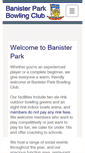 Mobile Screenshot of banisterparkbowlingclub.com